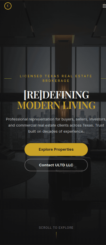 ULTD LLC mobile site